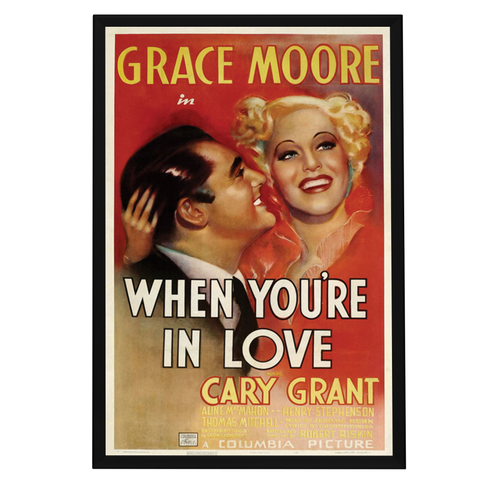 "When You're In Love" (1937) Framed Movie Poster