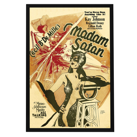 "Madam Satan" (1930) Framed Movie Poster