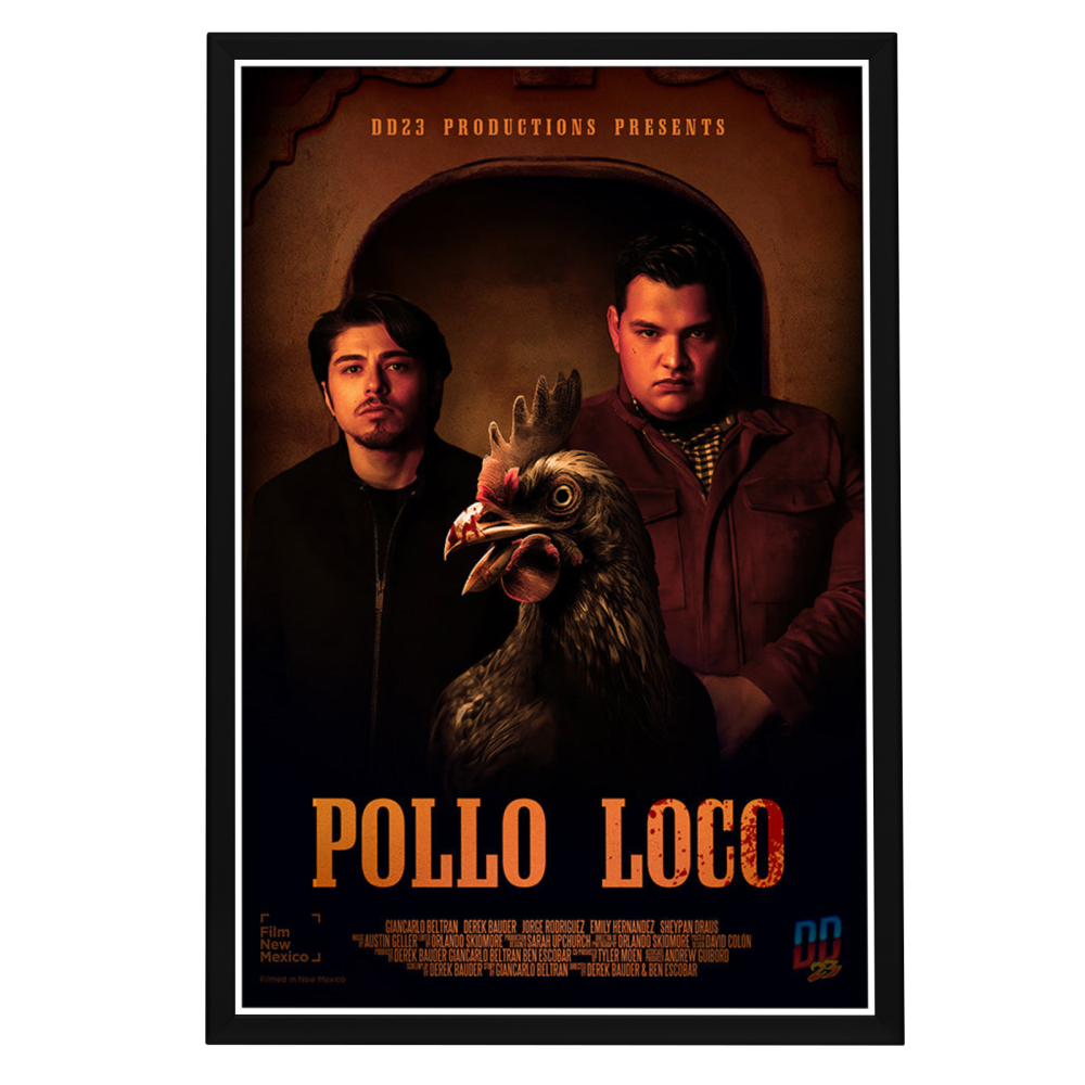 "Pollo Loco" (2023) Framed Movie Poster