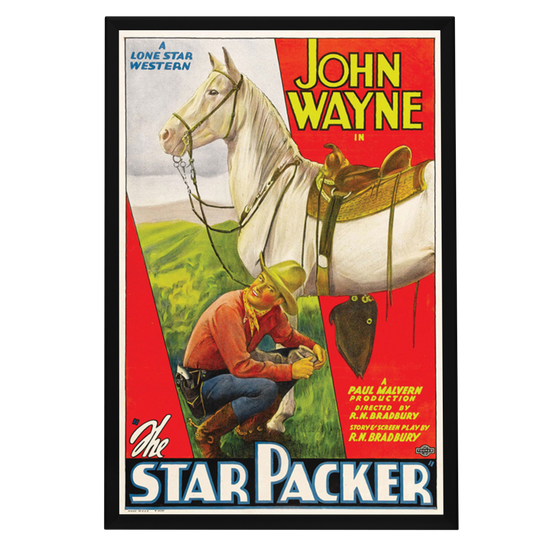 "Star Packer" (1934) Framed Movie Poster