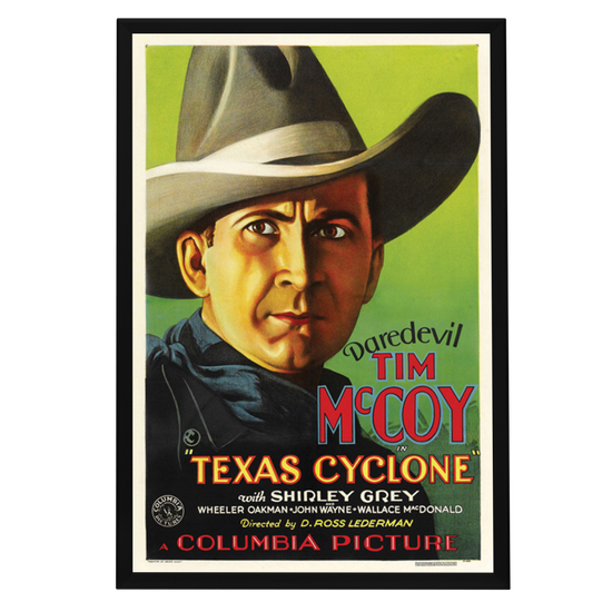 "Texas Cyclone" (1932) Framed Movie Poster