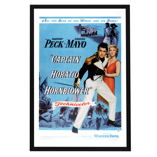 "Captain Horatio Hornblower" (1951) Framed Movie Poster