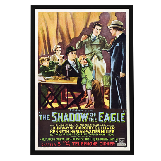 "Shadow Of The Eagle" (1932) Framed Movie Poster