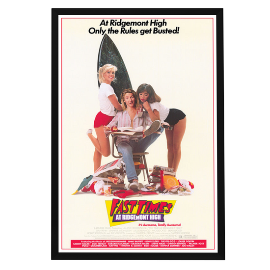 "Fast Times at Ridgemont High" Framed Movie Poster