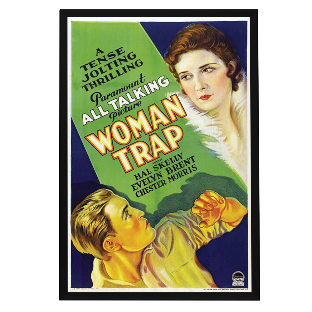 "Woman Trap" (1929) Framed Movie Poster