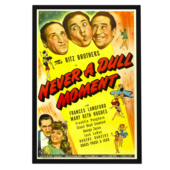 "Never A Dull Moment" (1950) Framed Movie Poster