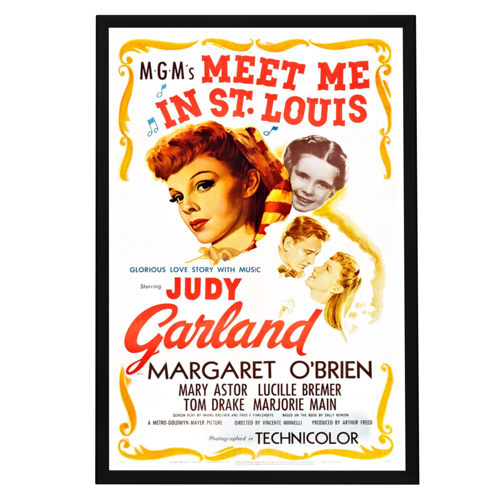 "Meet Me In St. Louis" (1944) Framed Movie Poster