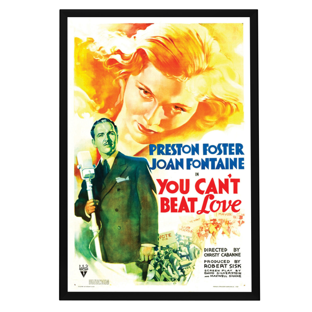 "You Can't Beat Love" (1937) Framed Movie Poster