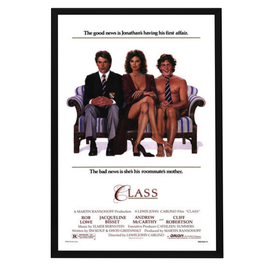 "Class" (1983) Framed Movie Poster