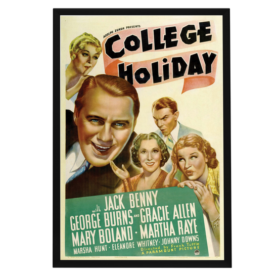 "College Holiday" (1936) Framed Movie Poster