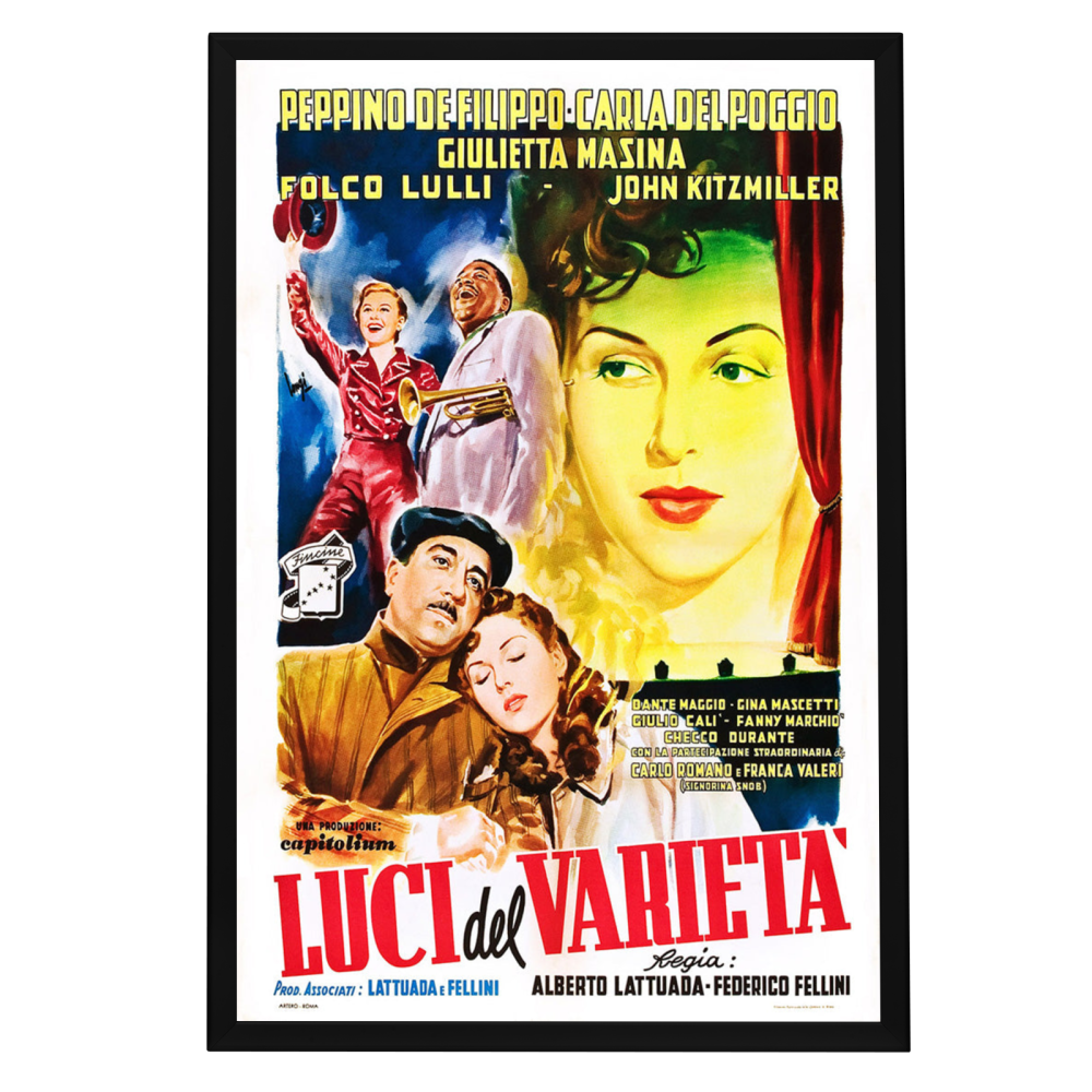 "Variety Lights" (1950) Framed Movie Poster