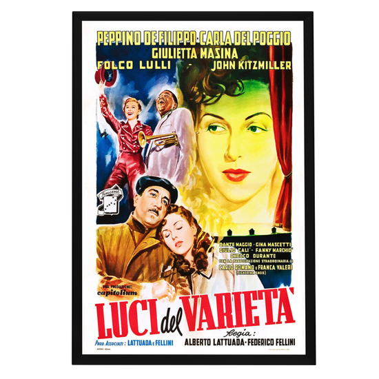 "Variety Lights" (1950) Framed Movie Poster