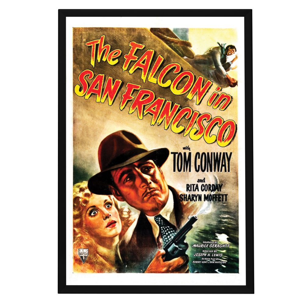 "Falcon In San Francisco" (1945) Framed Movie Poster