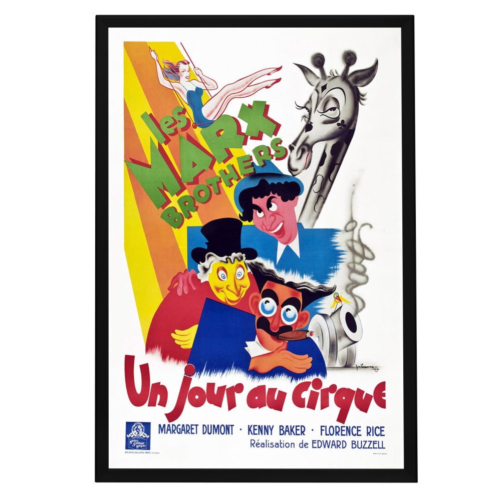 "At The Circus (French)" (1939) Framed Movie Poster