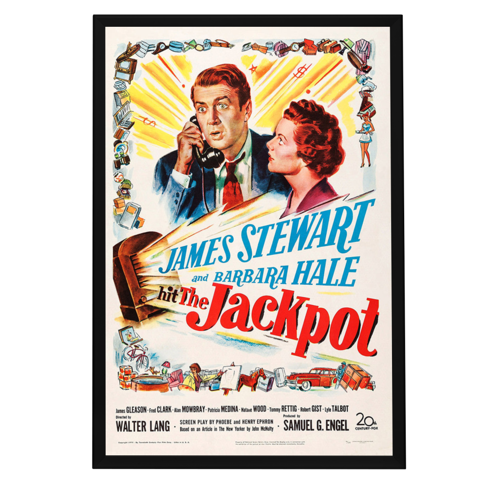 "Jackpot" (1950) Framed Movie Poster