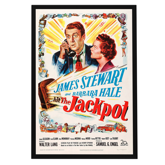 "Jackpot" (1950) Framed Movie Poster