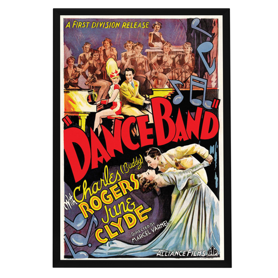 "Dance Band" (1935) Framed Movie Poster