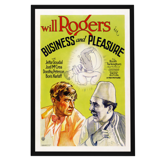 "Business And Pleasure" (1932) Framed Movie Poster