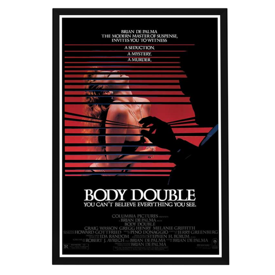 "Body Double" (1984) Framed Movie Poster