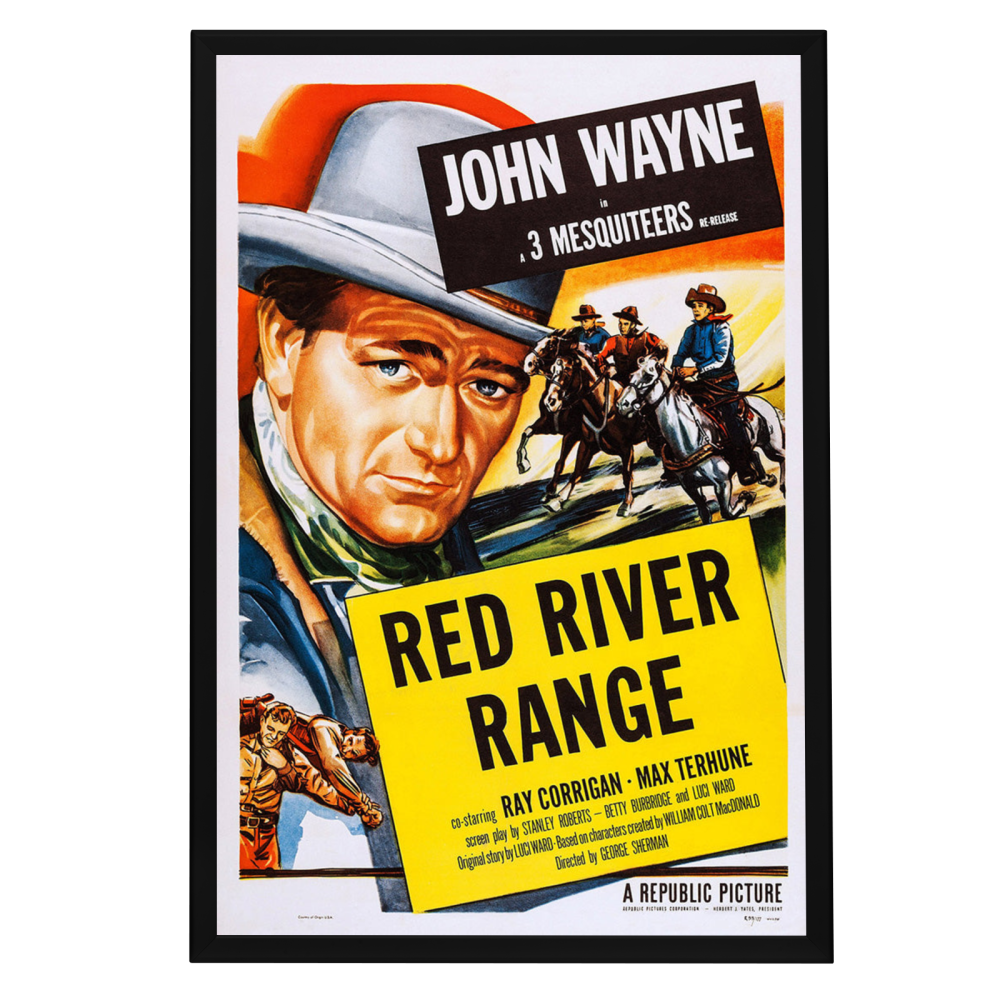 "Red River Range" (1938) Framed Movie Poster