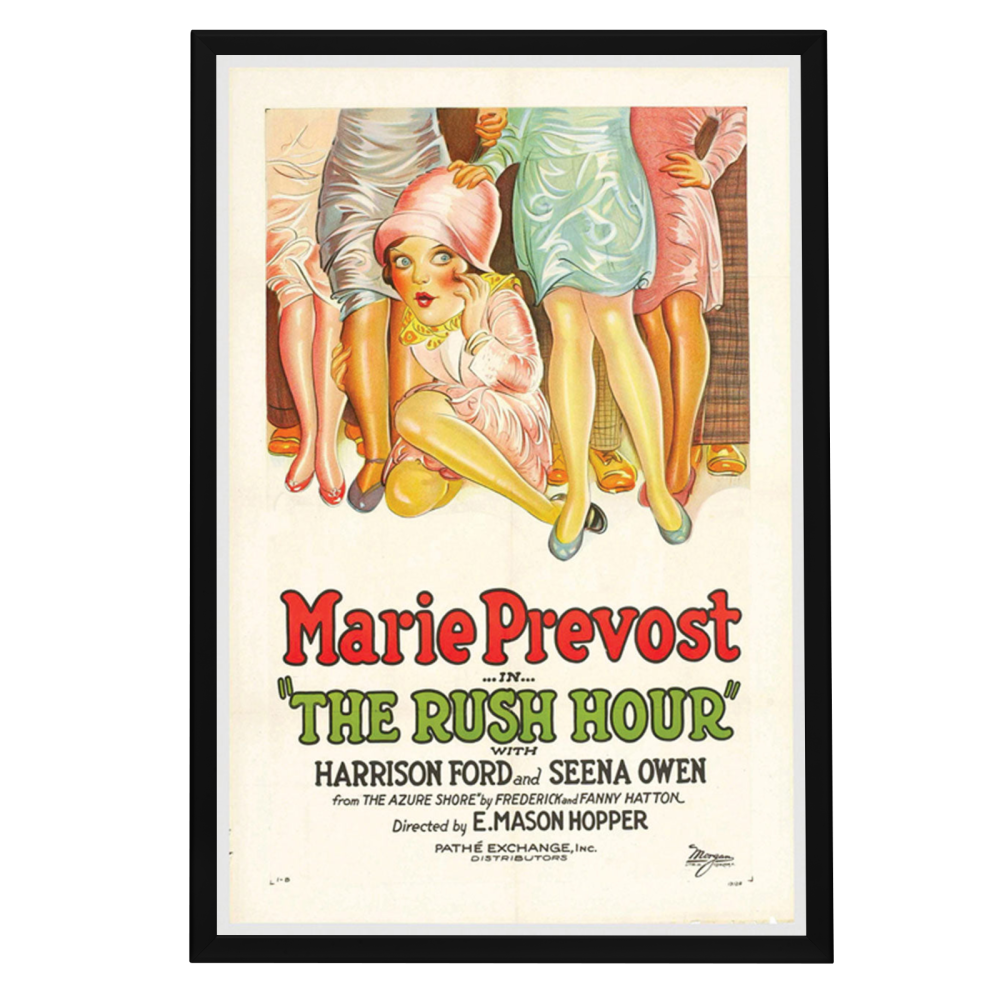 "Rush Hour" (1928) Framed Movie Poster