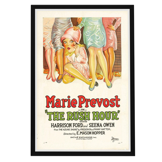"Rush Hour" (1928) Framed Movie Poster