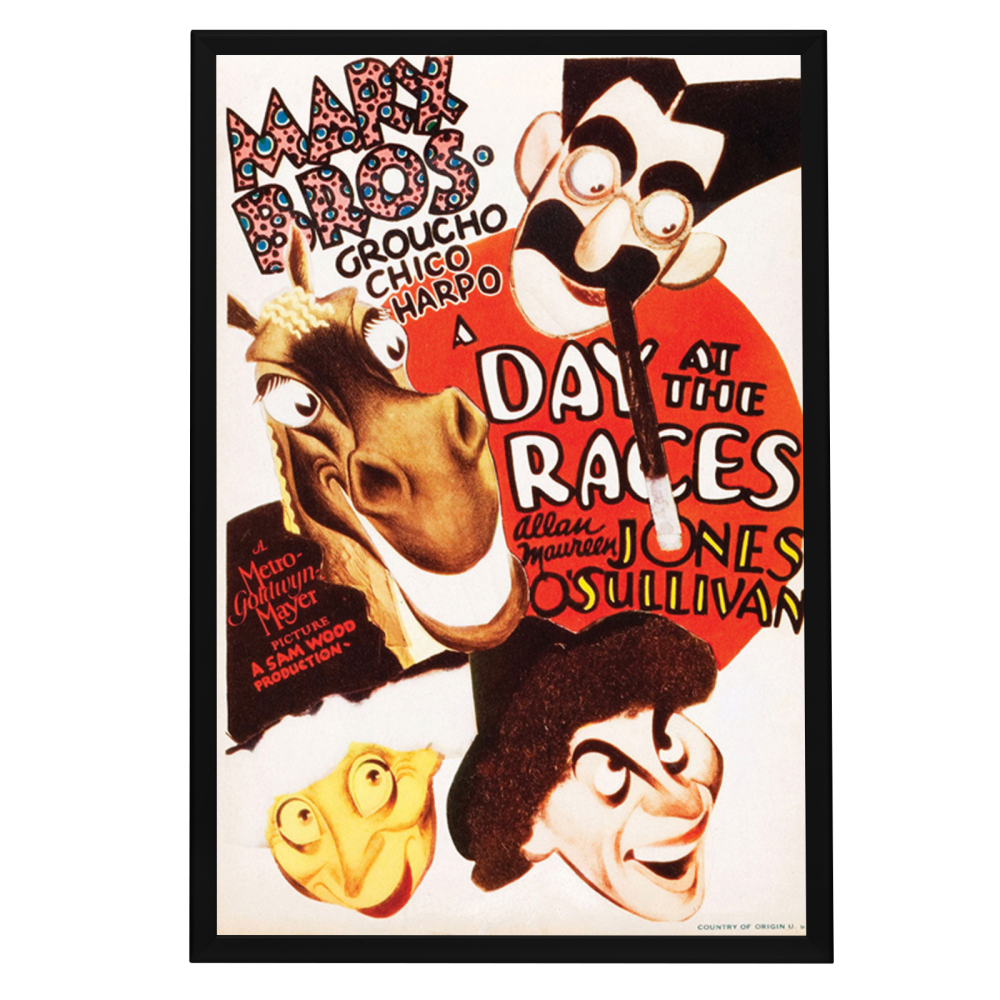 "Day At The Races" (1937) Framed Movie Poster