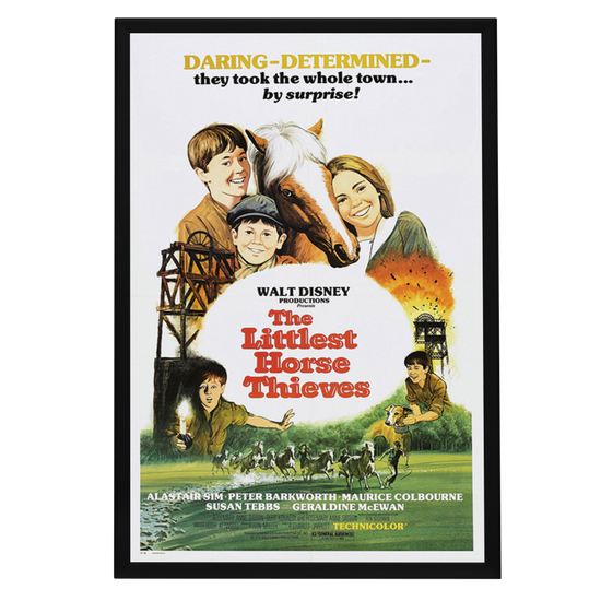 "Littlest Horse Thieves" (1976) Framed Movie Poster