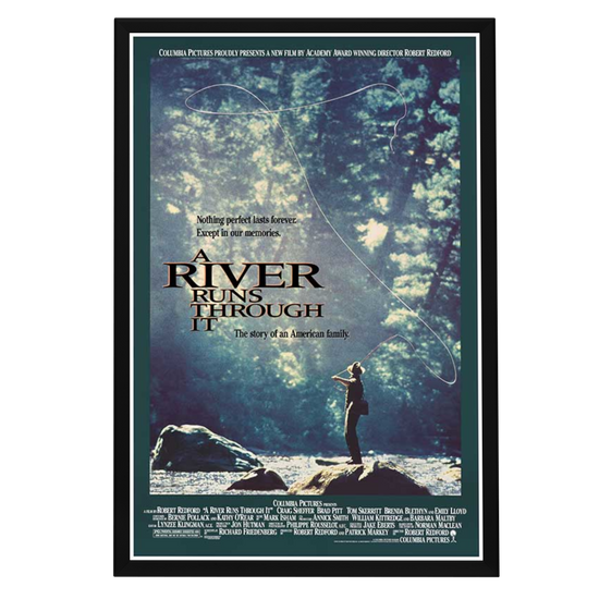 "River Runs Through It" (1992) Framed Movie Poster