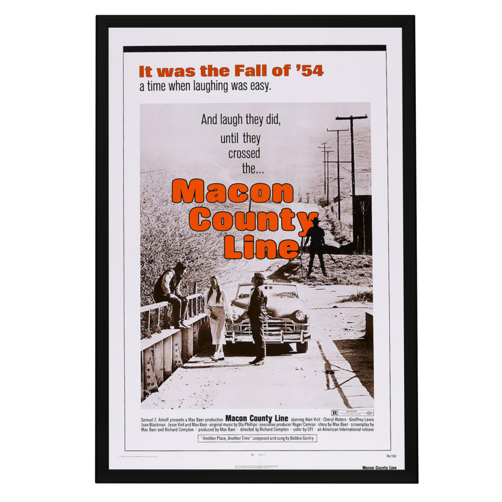 "Macon County Line" (1974) Framed Movie Poster