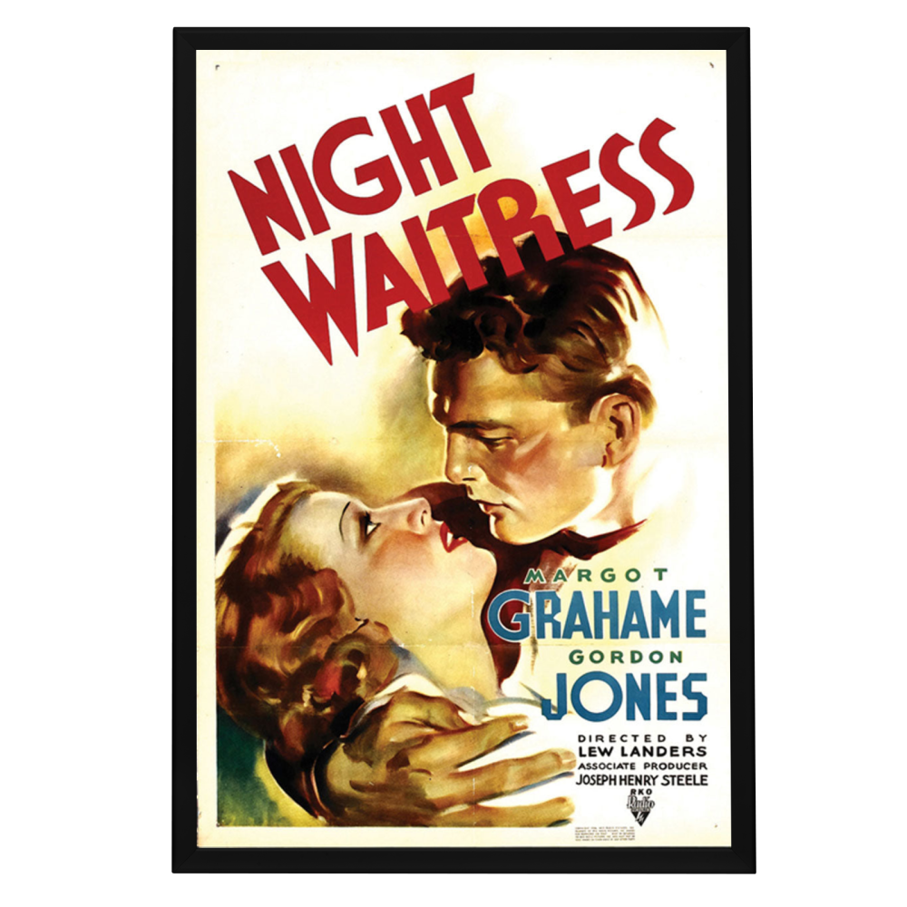 "Night Waitress" (1936) Framed Movie Poster