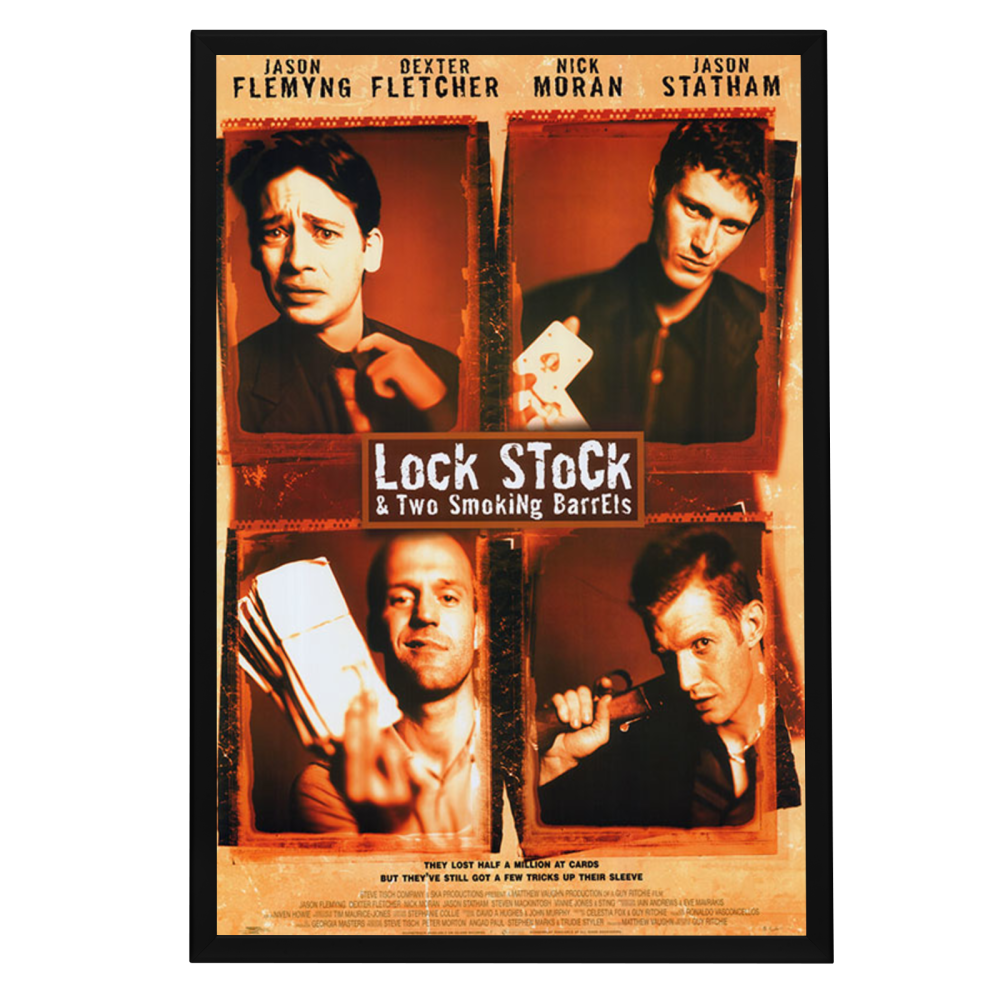 "Lock, Stock and Two Smoking Barrels" (1998) Framed Movie Poster