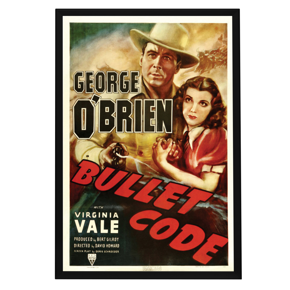 "Bullet Code" (1940) Framed Movie Poster