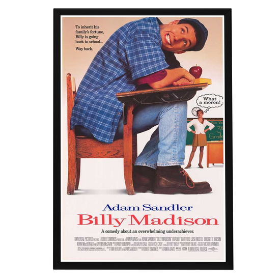 "Billy Madison" (1995) Framed Movie Poster