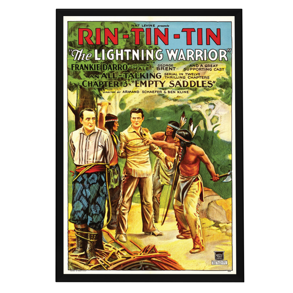 "Lightning Warrior" (1931) Framed Movie Poster