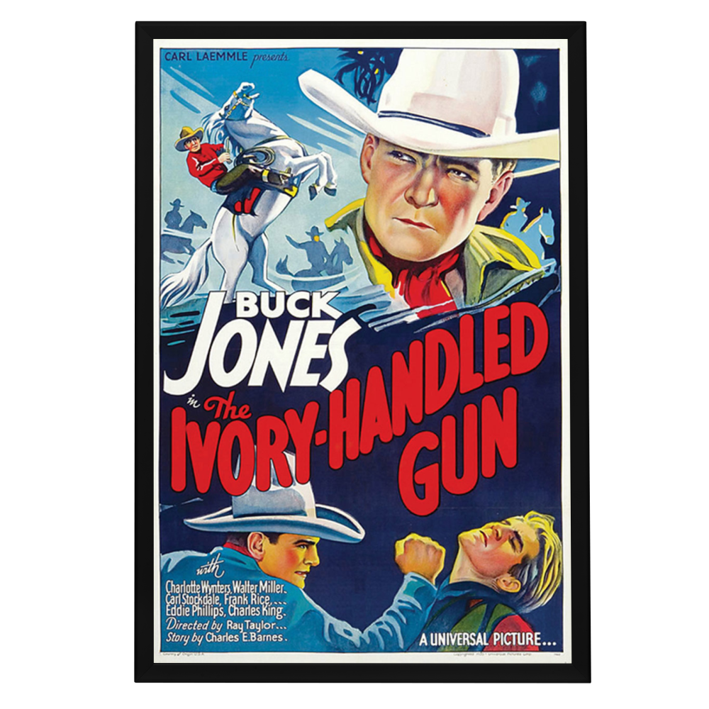 "Ivory-Handled Gun" (1935) Framed Movie Poster