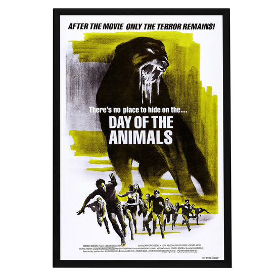 "Day Of The Animals" (1977) Framed Movie Poster