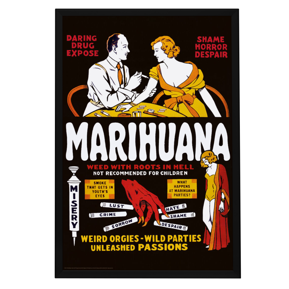 "Marihuana" (1936) Framed Movie Poster