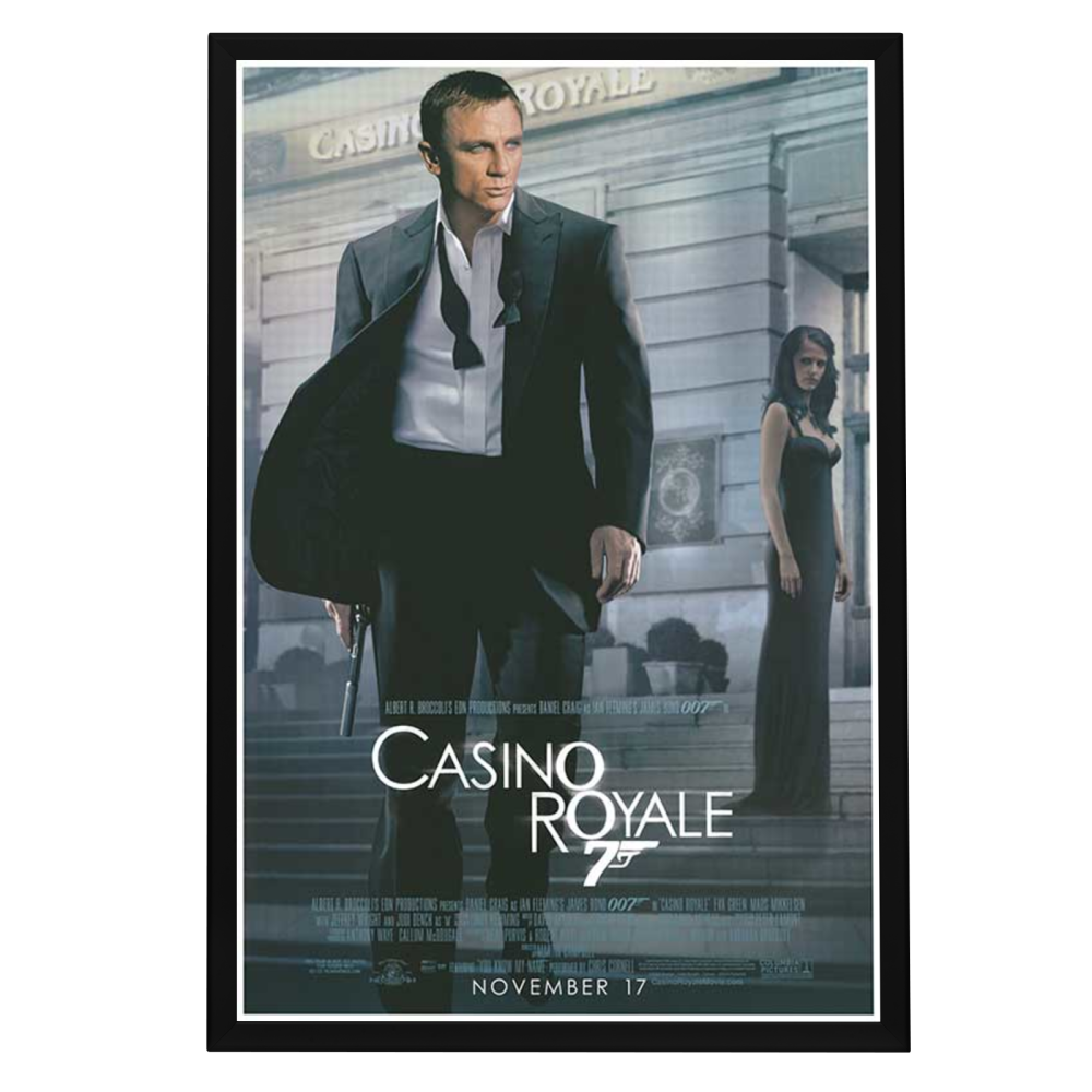 "Casino Royale" (2006) Framed Movie Poster