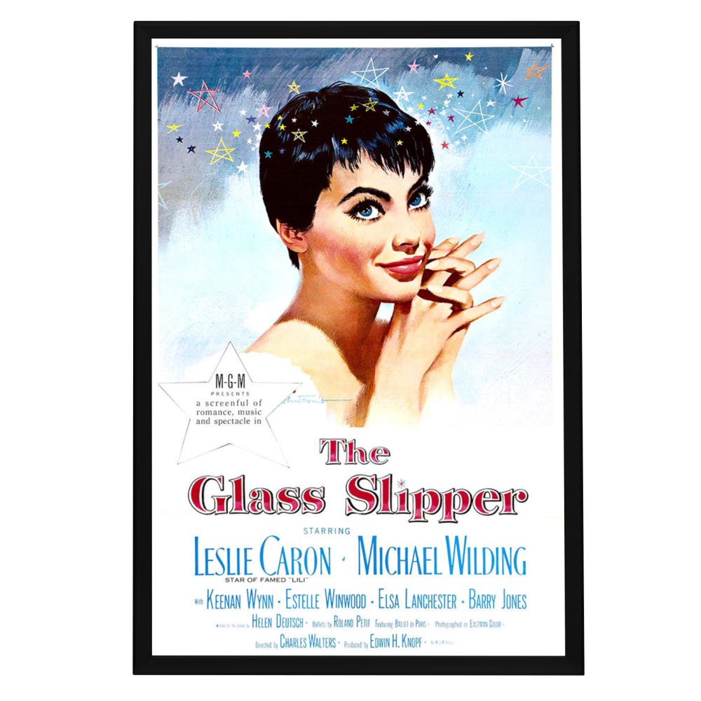 "Glass Slipper" (1955) Framed Movie Poster