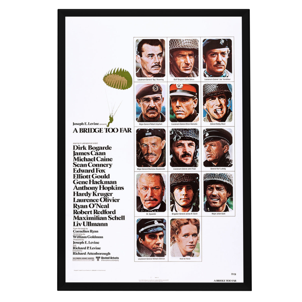 "Bridge Too Far" (1977) Framed Movie Poster
