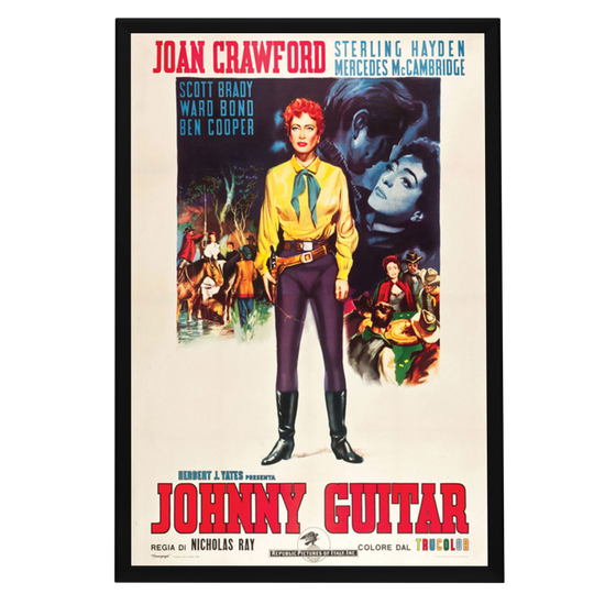 "Johnny Guitar" (1954) Framed Movie Poster