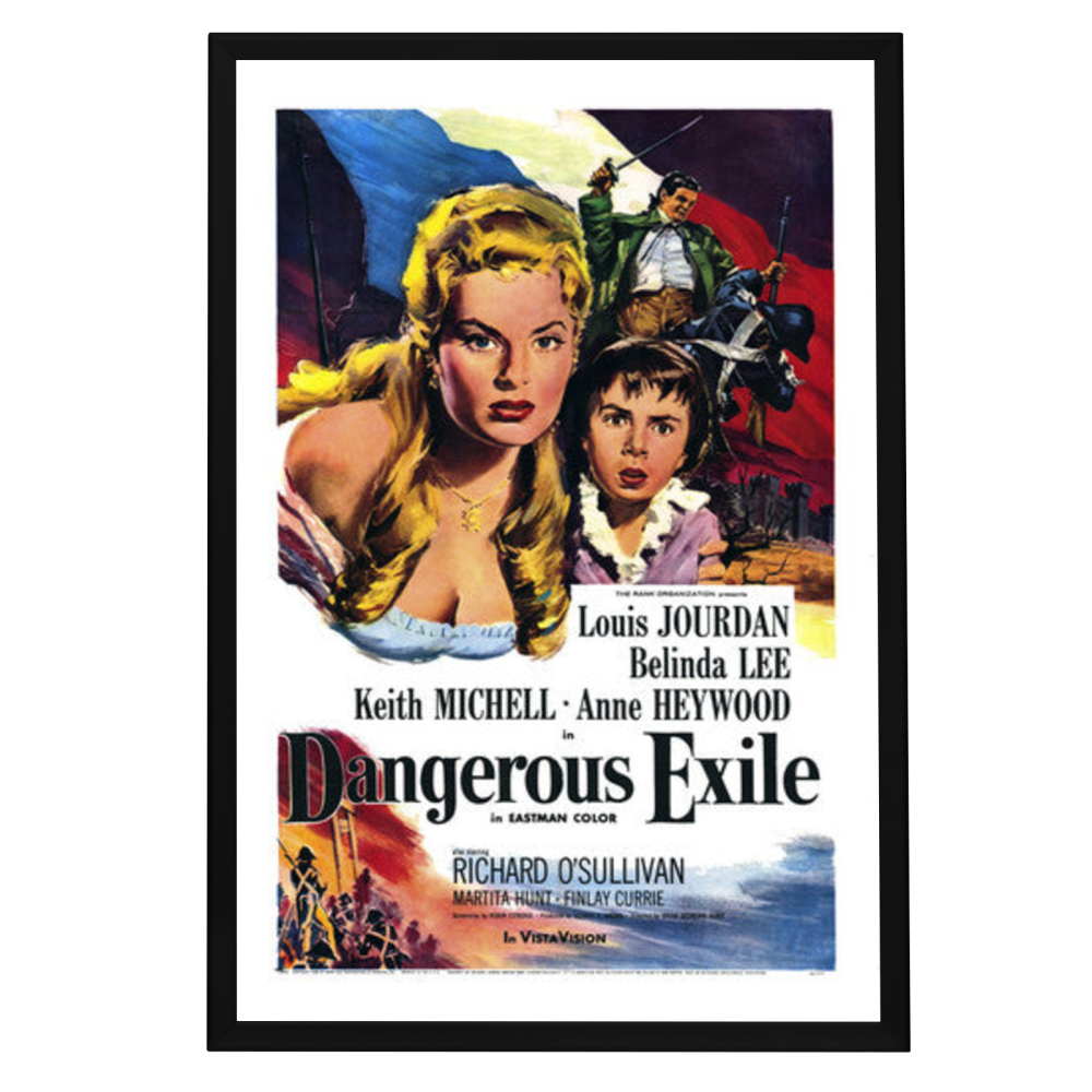 "Dangerous Exile" (1958) Framed Movie Poster