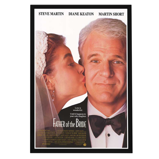 "Father of the Bride" (1991) Framed Movie Poster