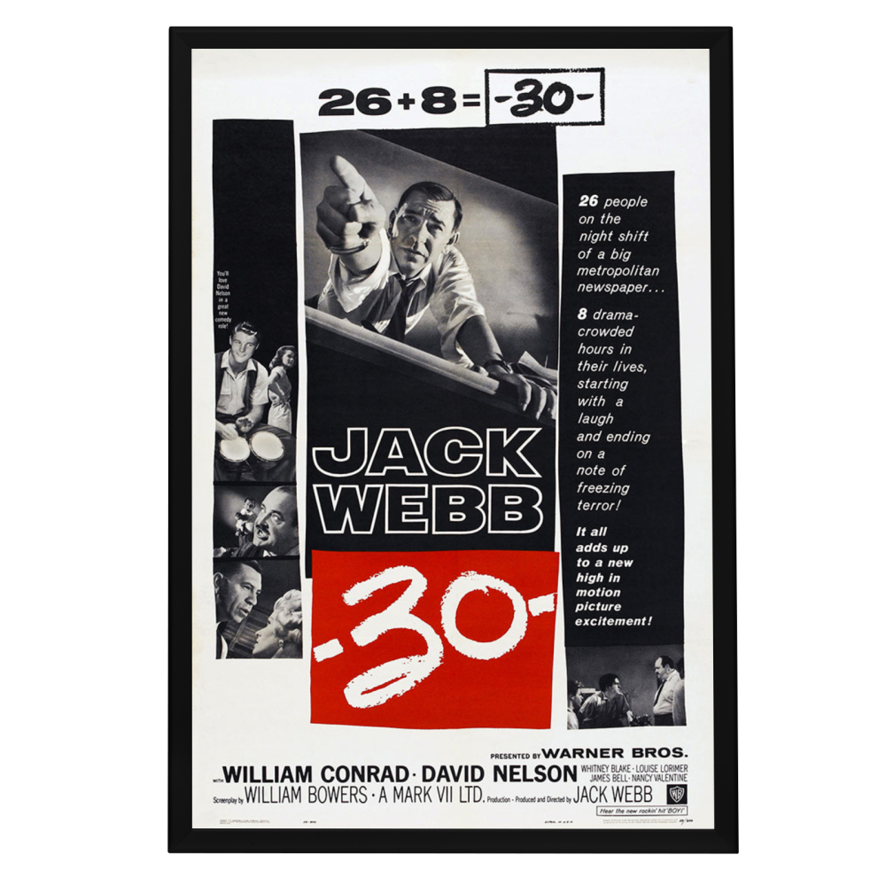 "'-30" (1959) Framed Movie Poster