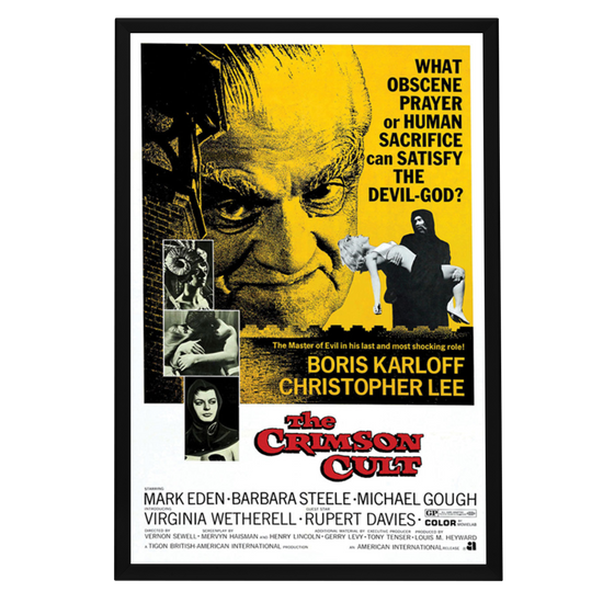 "Crimson Cult" (1968) Framed Movie Poster