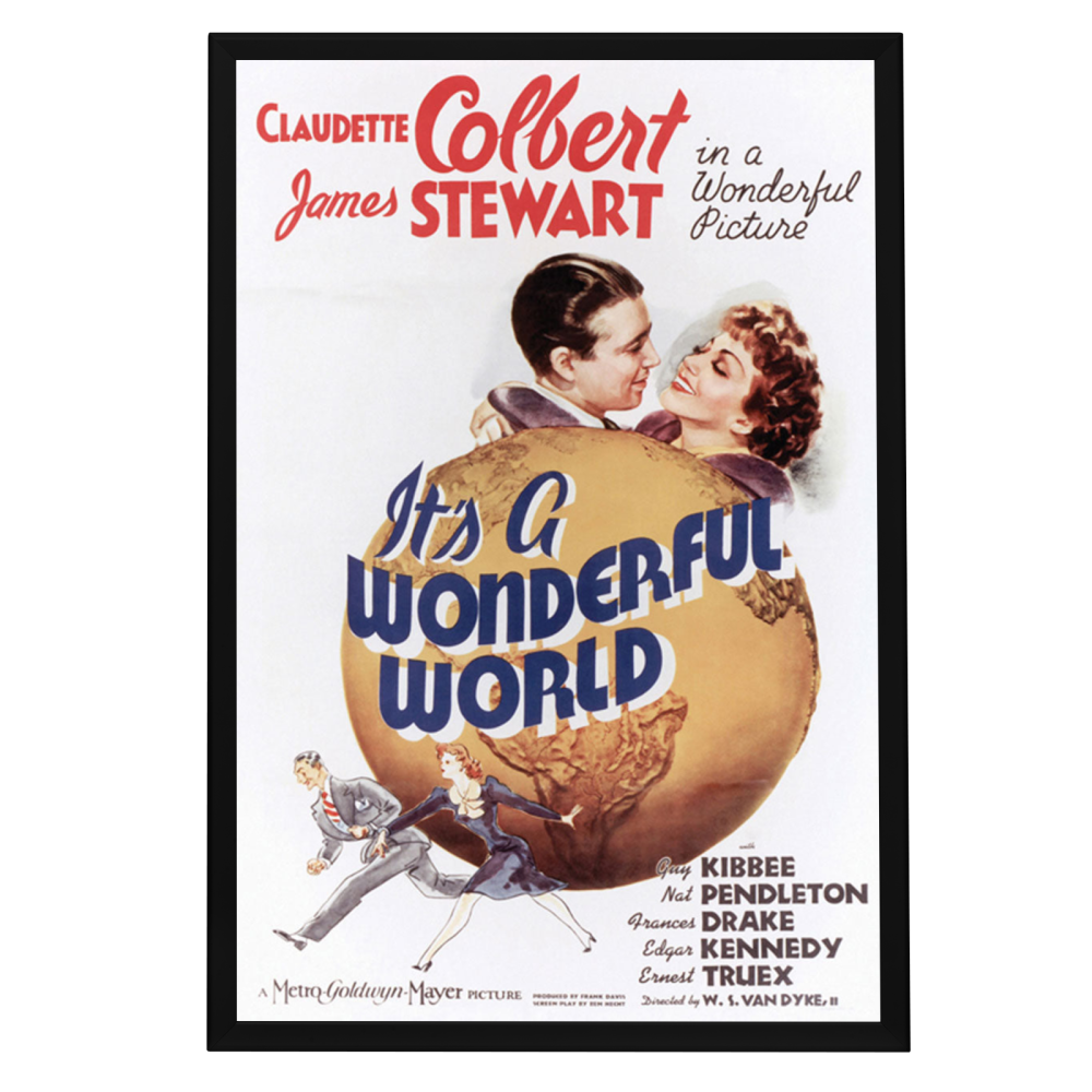 "It's A Wonderful World" (1939) Framed Movie Poster