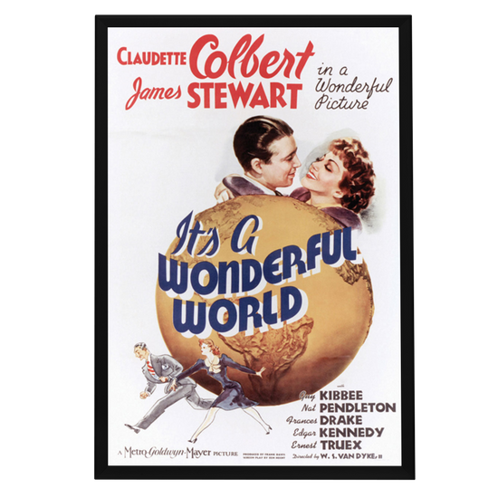 "It's A Wonderful World" (1939) Framed Movie Poster