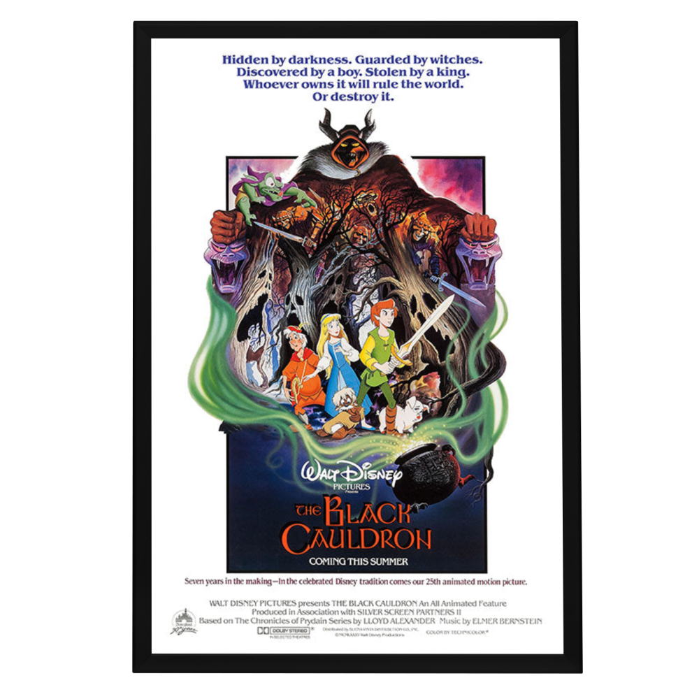 "Black Cauldron" (1985) Framed Movie Poster