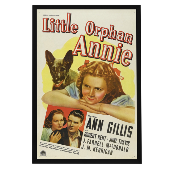 "Little Orphan Annie" (1938) Framed Movie Poster